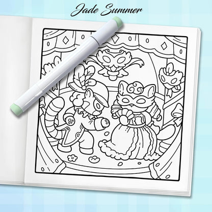 Cozy Eras 2: Cute Coloring Book for Adults and Teens with Charming Characters and Easy-to-Color Nostalgic Scenes for Relaxation