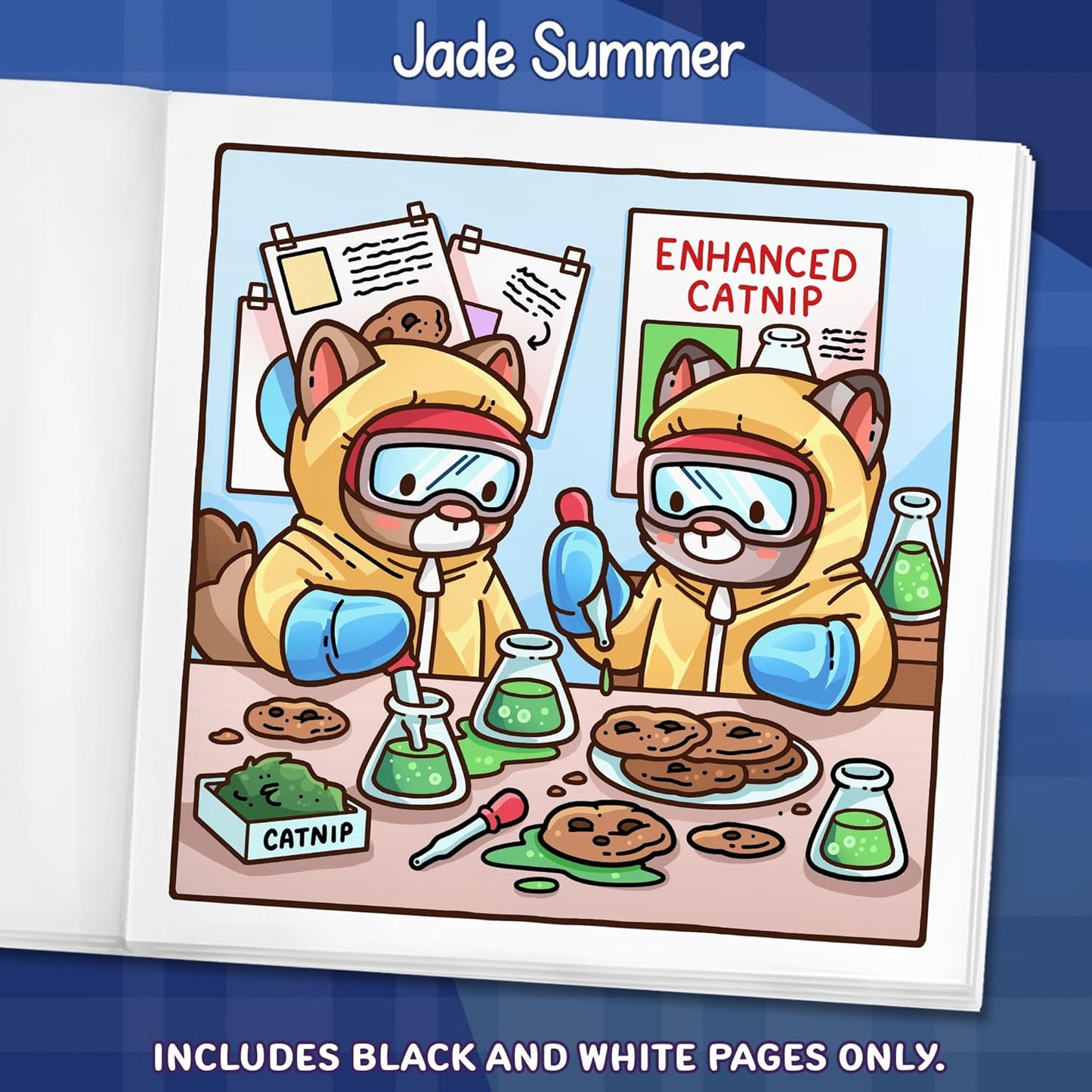 Cat Crimes: Cozy Coloring Book for Adults and Teens with Funny Scenes for Cat Lovers