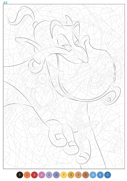 Disney Trompe-l’Œil – Grand Coloring Block | Color by Code Reveal
