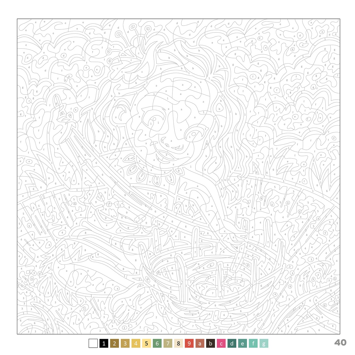 Petites poupées – Coloriages Mystère