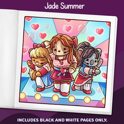 Cozy K-Pop: Cute Coloring Book for Adults and Teens Celebrating the Worldwide Music Sensation (Cozy Coloring Books)