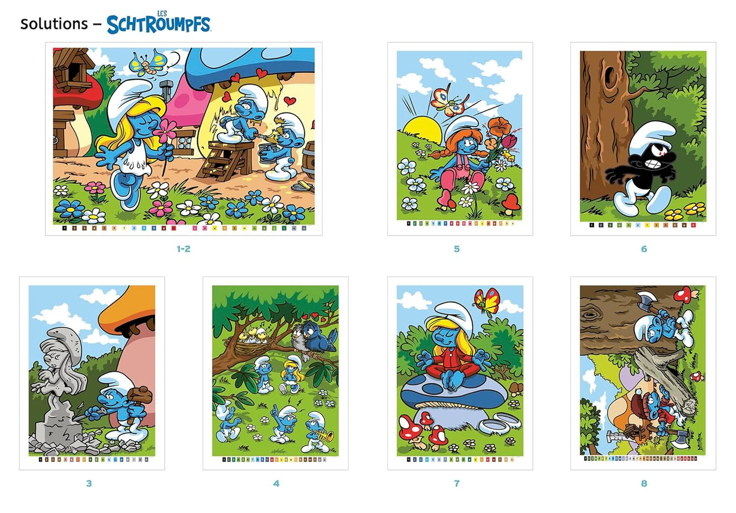 The Smurfs Mystery Coloring Book | Printable PDF Download