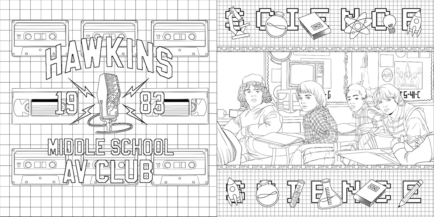 Stranger Things: The Complete Coloring Book (Color All Five Seasons!) | PDF Download