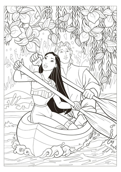 Disney Summer of Love – Grand Coloring Block (60 Pages)