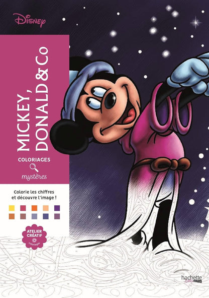Disney Mickey, Donald & Friends – Mystery Color by Number Coloring Book (PDF)
