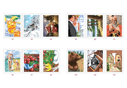 50 Mystery Color-by-Number Illustrations – Elegant Scenes Coloring Book (PDF)