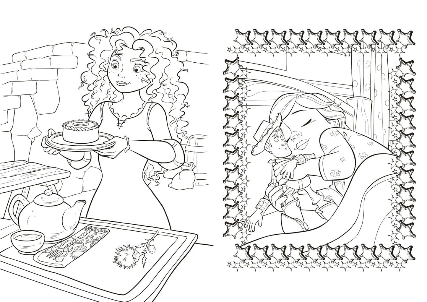 Disney – Home Sweet Home: Art Therapy Coloring Book (100 Illustrations, PDF)