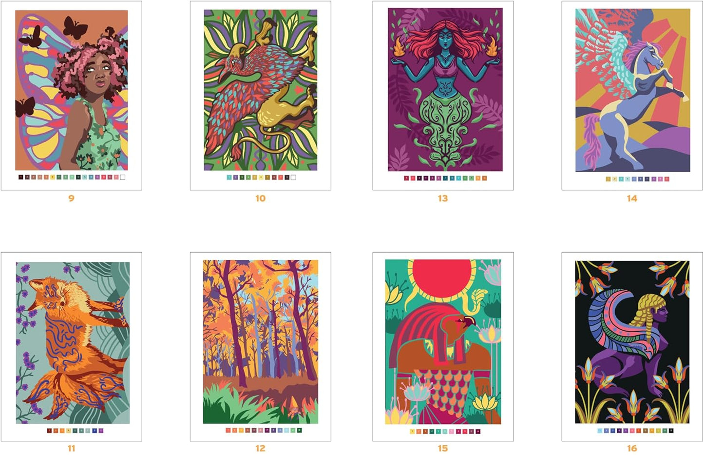 Mystery Color-by-Number – Fantastic Animals & Mythical Creatures Coloring Book (PDF)