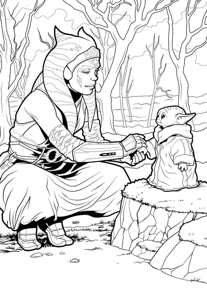100% Little Galaxy Explorer Coloring Book PDF | Cute Space Creature Coloring Pages | Fantasy Sci-Fi Printable Coloring Book