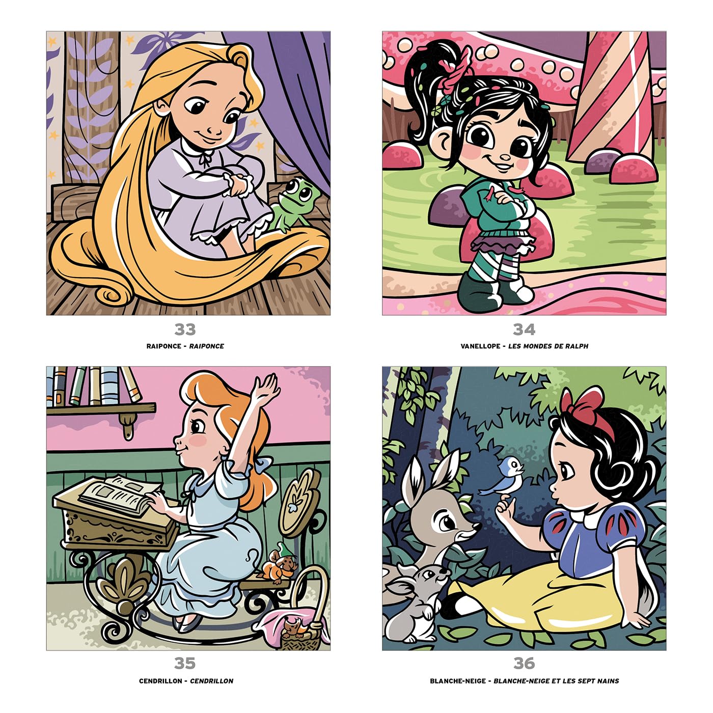 Petites poupées – Coloriages Mystère