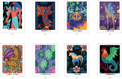 Mystery Color-by-Number – Fantastic Animals & Mythical Creatures Coloring Book (PDF)