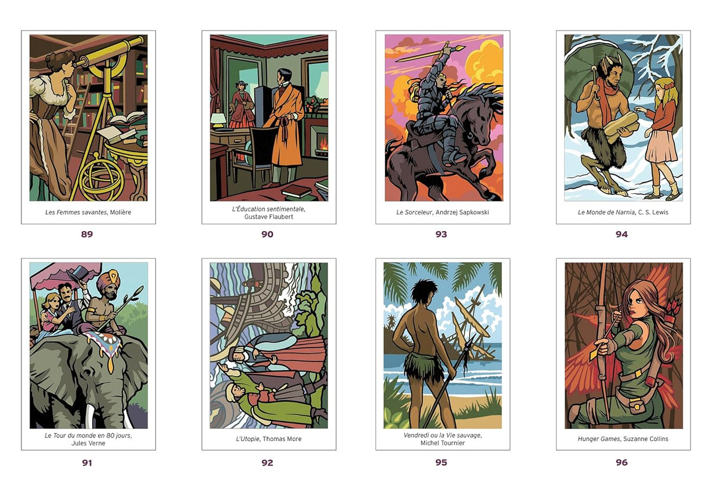 Mystery Color-by-Number – Great Classics of Literature Coloring Book (PDF)