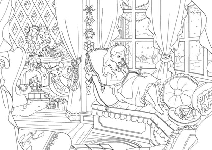 Disney – Home Sweet Home: Art Therapy Coloring Book (100 Illustrations, PDF)