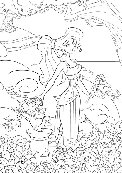 Disney Springtime – Grand Coloring Block (60 Pages)
