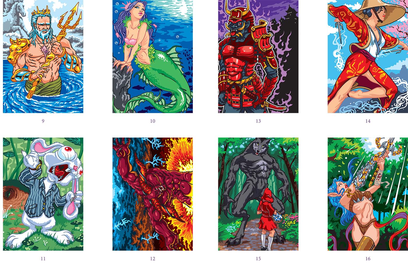 Mystery Color-by-Number – Fantastic Worlds Coloring Book (PDF)