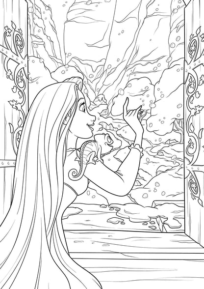 Winter Magic – Disney Coloring Book