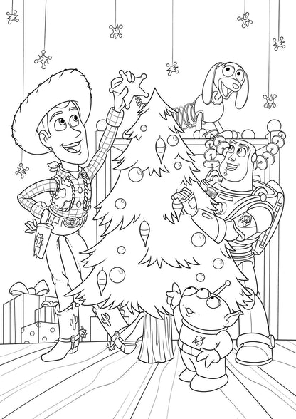 Winter Magic – Disney Coloring Book