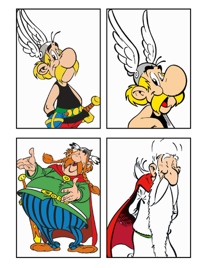 Asterix Mystery Color by Number | Asterix & Obelix Coloring Book | Printable PDF | Mystery Coloring Pages | Instant Download