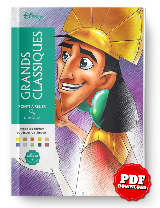 Disney Classic Characters Dot-to-Dot Coloring Book – Mystery Connect the Dots (PDF)