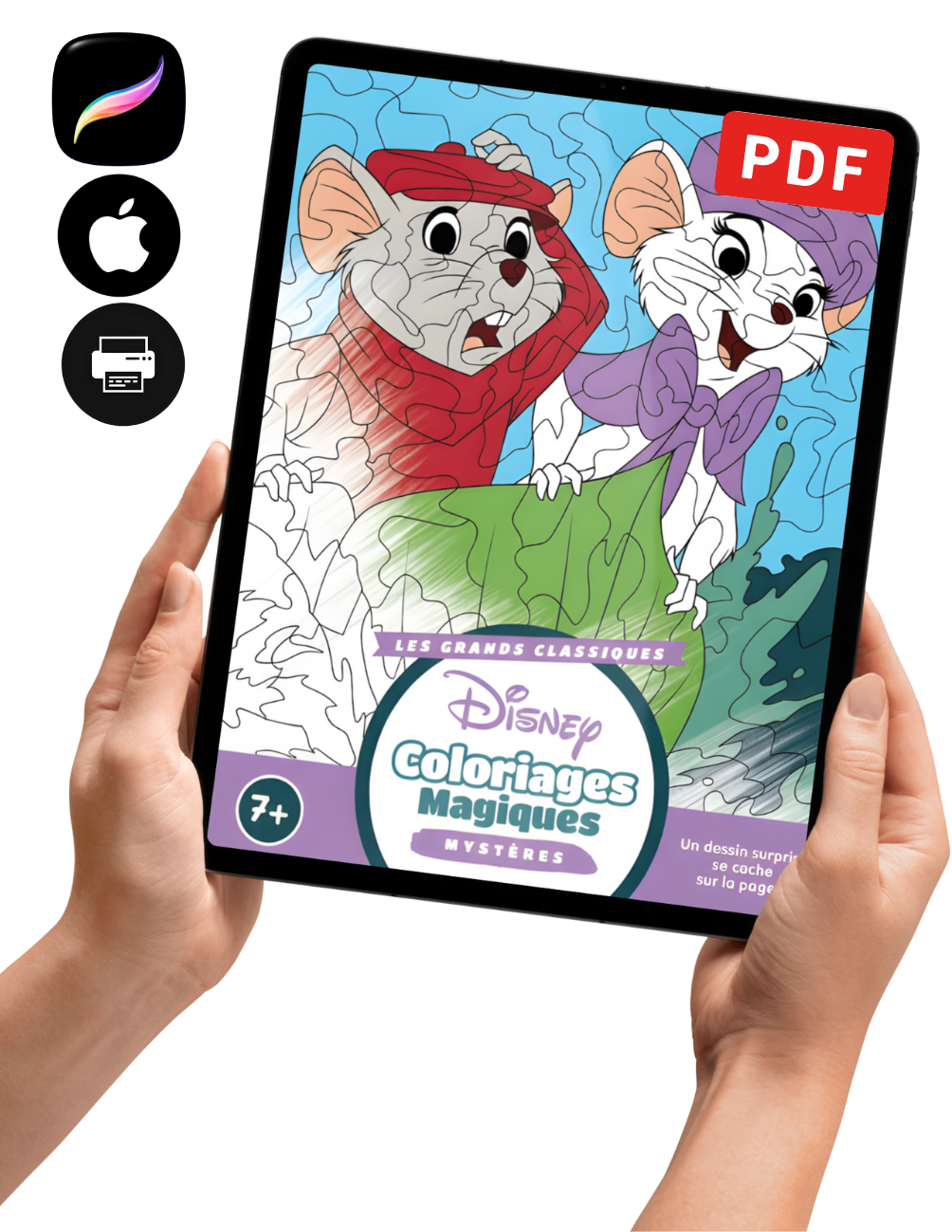 Disney Magic Color-by-Number – Classic Characters Mystery Coloring Book (PDF)