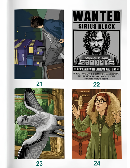 Harry Potter Mystery Coloring Book PDF | Wizard Magic Color by Number | Printable Digital Download