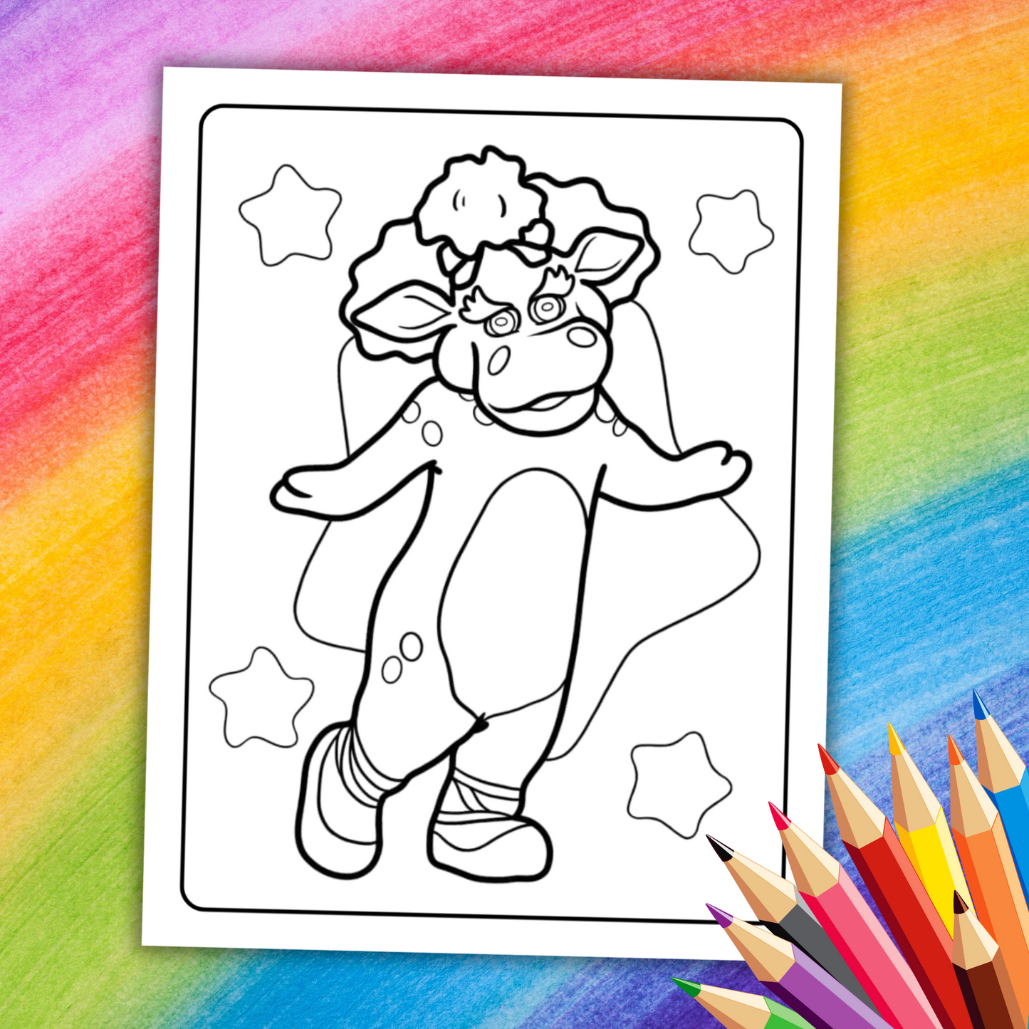 Barney Coloring Book | 19 Printable Pages of Fun & Friendship