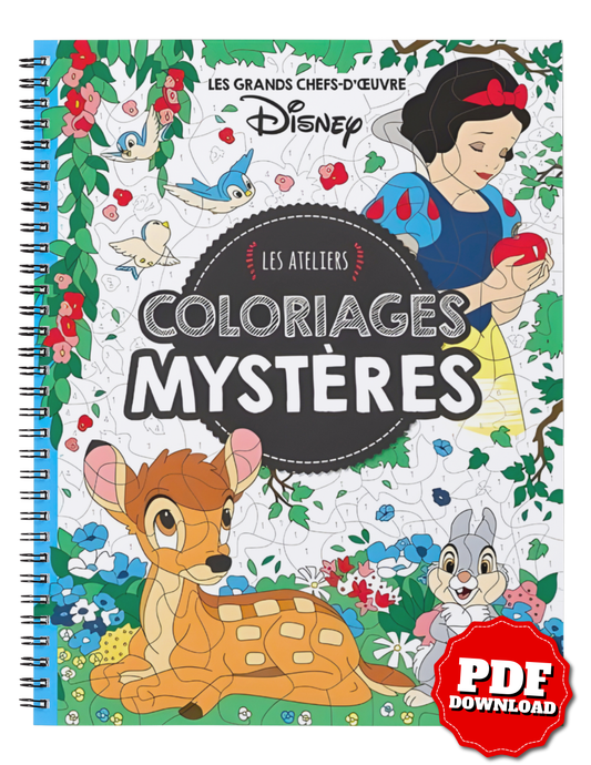 Disney Masterpieces – Mystery Coloring Book