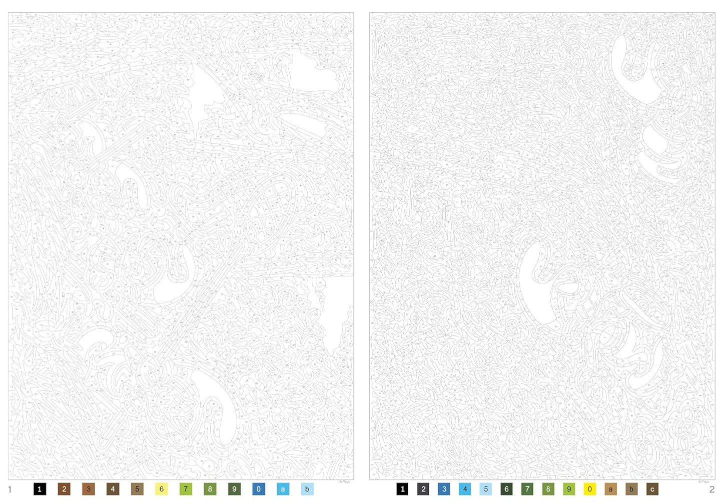 Smurfs Mystery Coloring Book – Volume 2 | Color-by-Number | Printable PDF