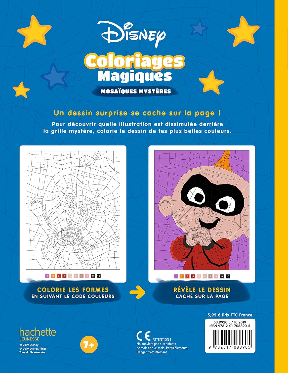 Disney Magical Coloring – Mystery Mosaic Pages (Digital PDF)