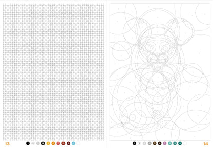 Magic Circles – Cats | Mystery Coloring Book