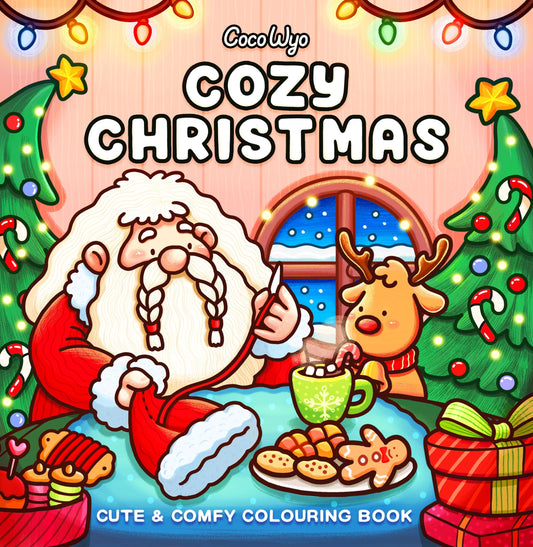 Cozy Christmas Coloring Book | Cute & Comfy Holiday Pages