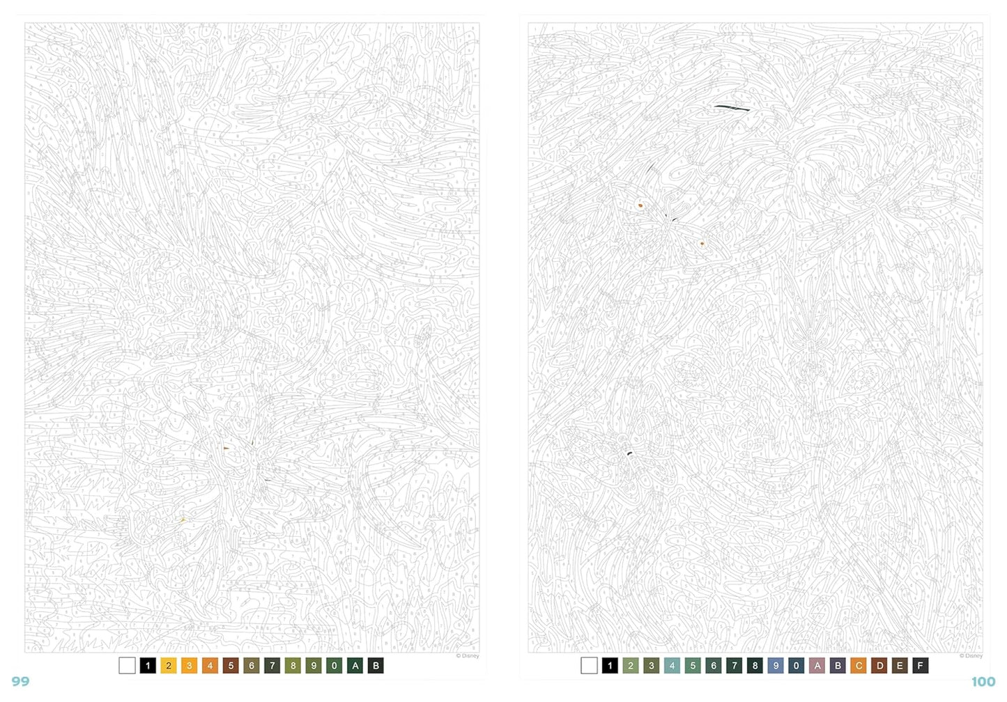 Disney Mystery Coloring – Fairies, Wizards & Magicians – Color by Number Book – Digital Download