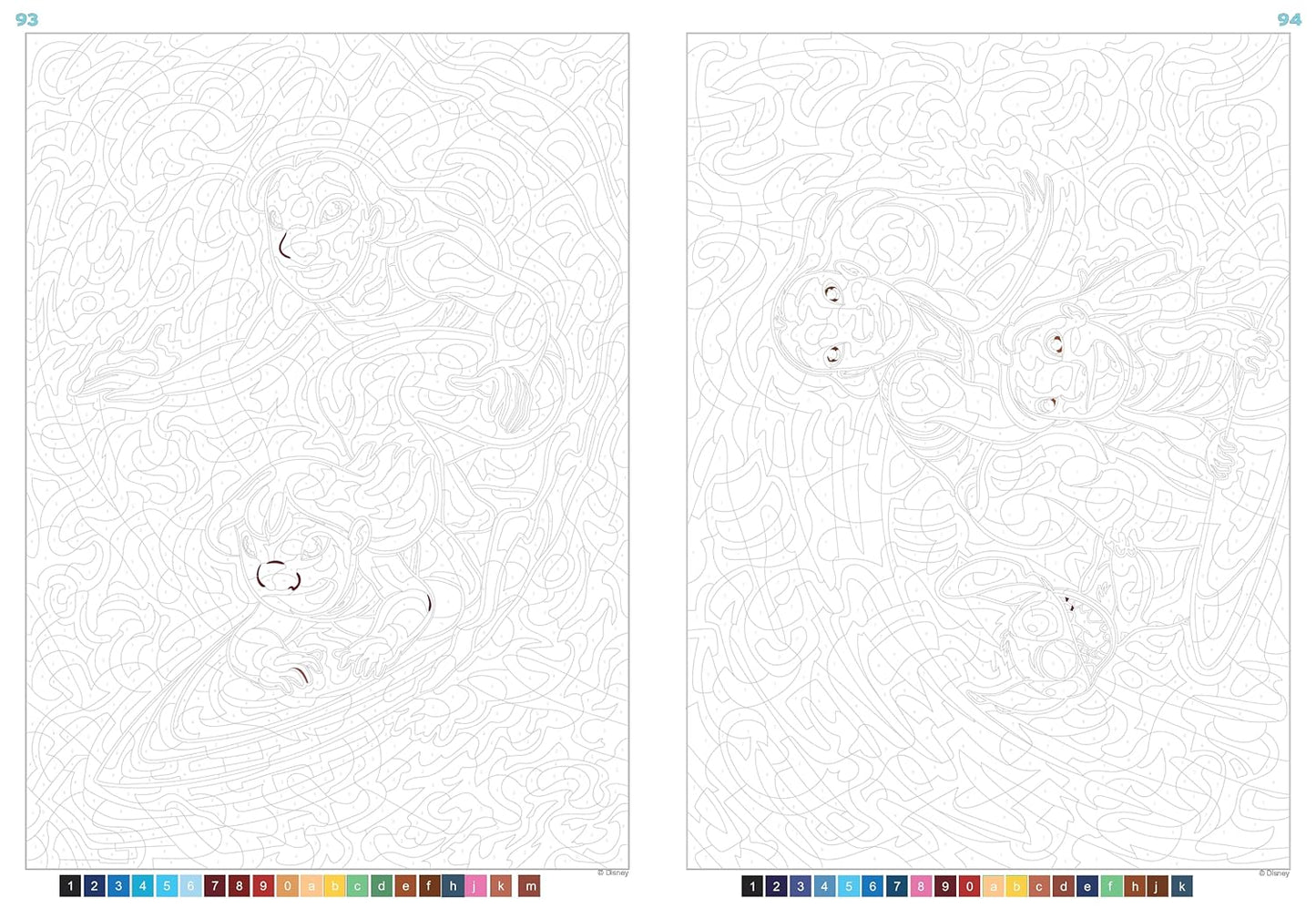Disney Mystery Coloring Book – Under the Ocean | Printable PDF Download
