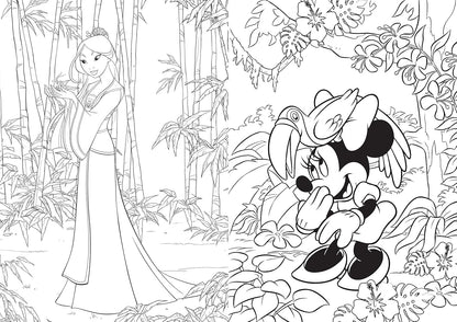Disney – Nature: Art Therapy Coloring Book (100 Illustrations, PDF)