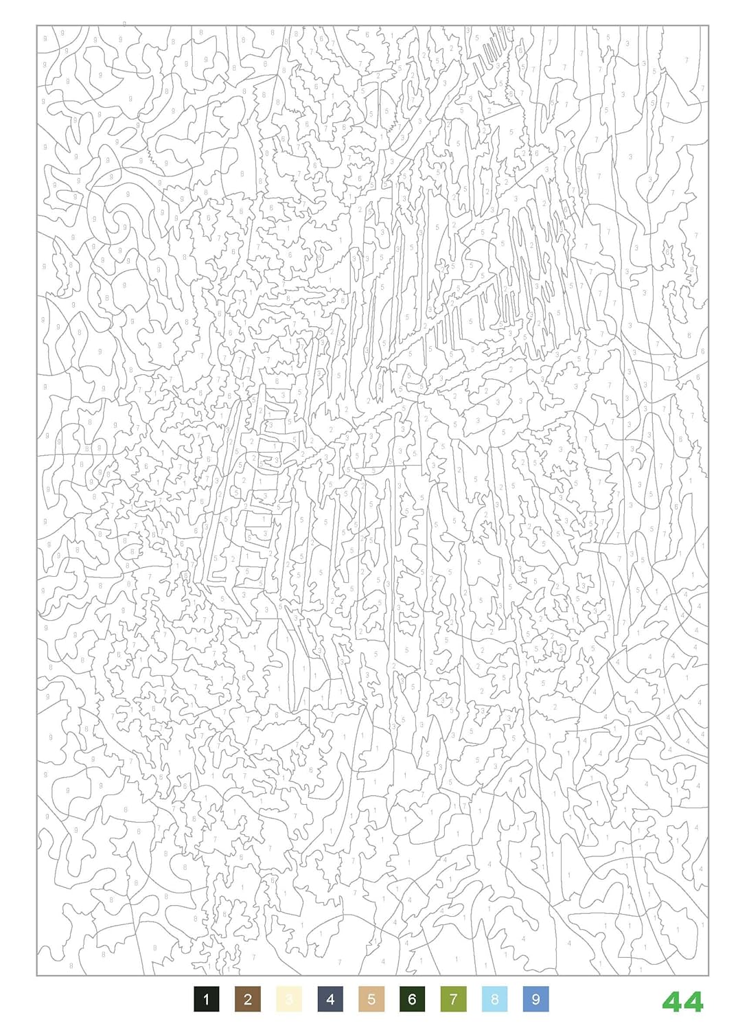 Mystery Color-by-Number – 100 New Mystery Coloring Pages (PDF)