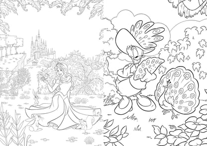 Disney – Nature: Art Therapy Coloring Book (100 Illustrations, PDF)