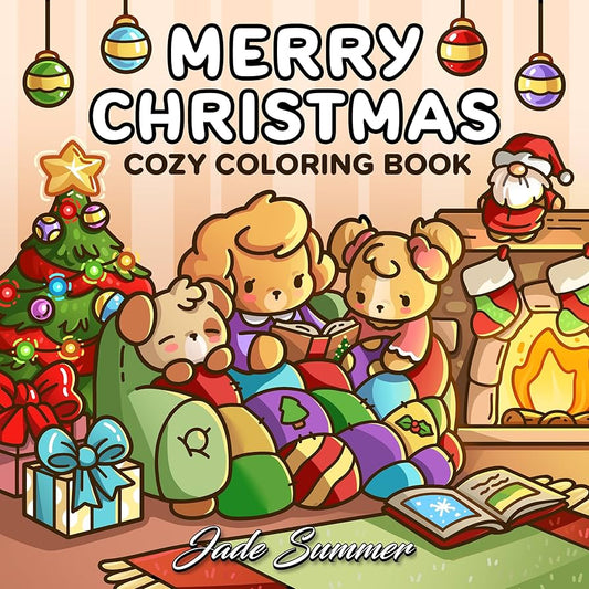 Merry Christmas Coloring Book | Cozy Holiday Pages for Kids & Adults