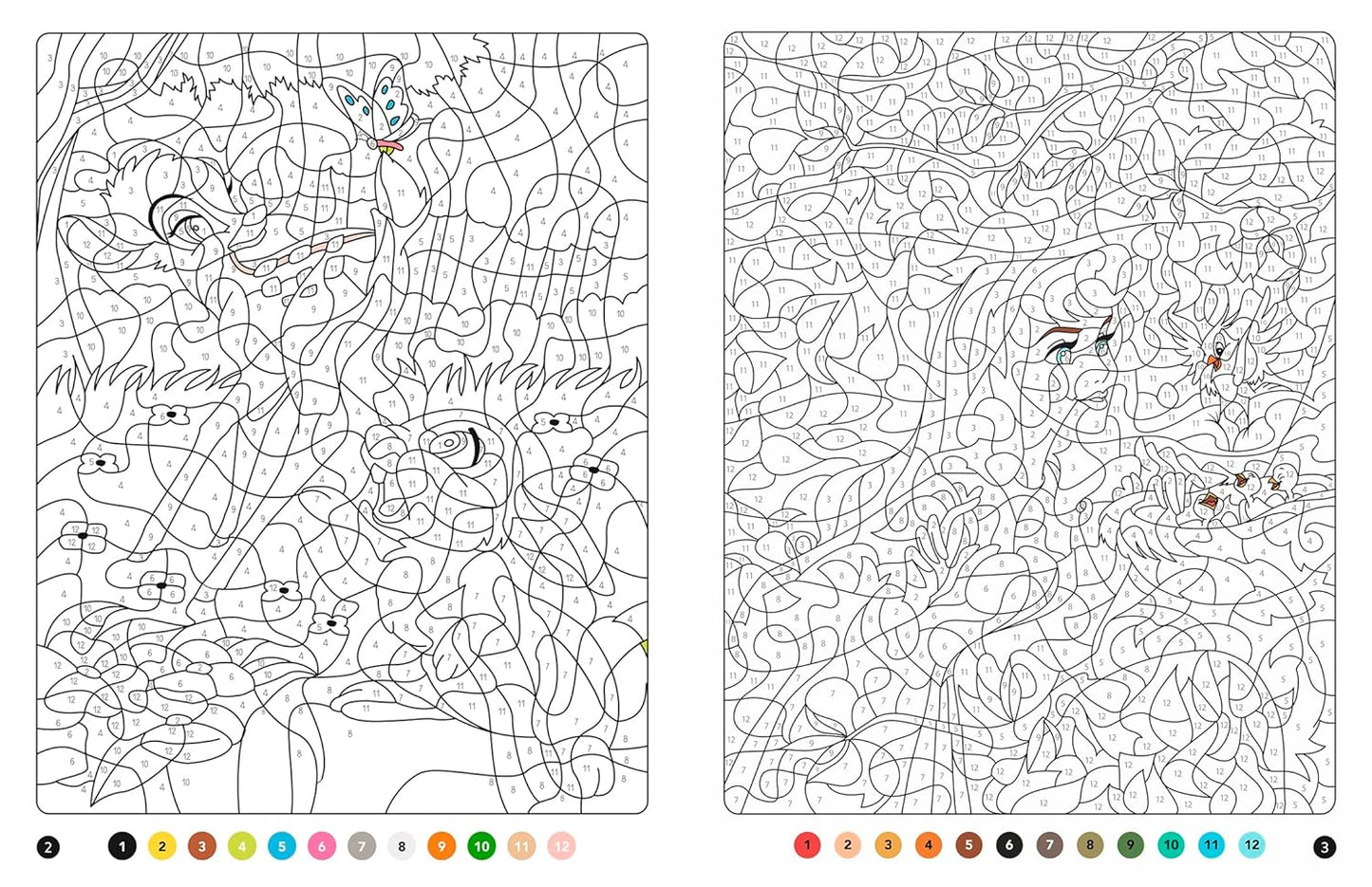 Disney Magic Mystery Coloring Book – Forest Adventure Edition (PDF | Color-by-Number for Kids 7+)