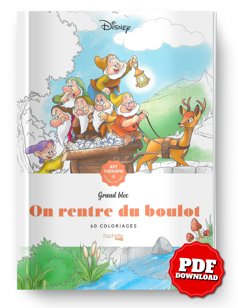 After Work – 60 Disney Anti-Stress Coloring Pages