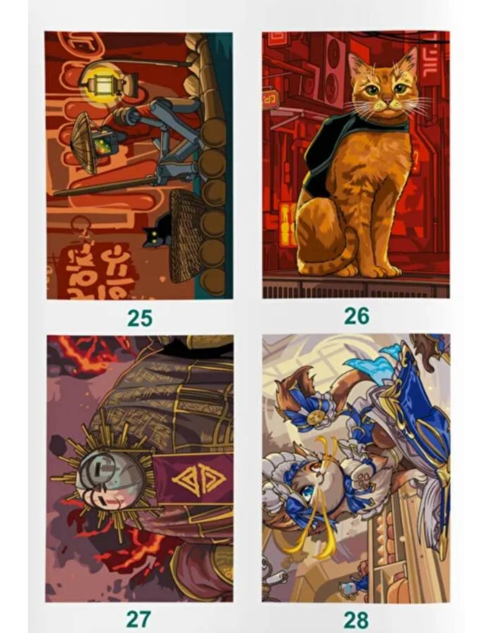 CartoonON Games – Mystery Coloring Book PDF | Cartoon Color by Number | Printable Digital Download