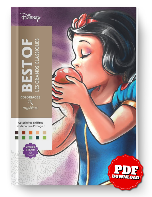 Disney Mystery Coloring Book – Best of the Classic Movies | Printable PDF Download