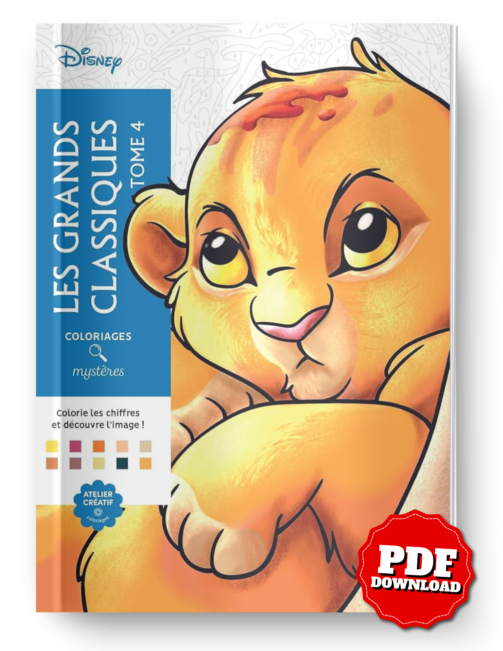 Disney Mystery Coloring Book – The Great Classics Volume 4 | Printable PDF Download