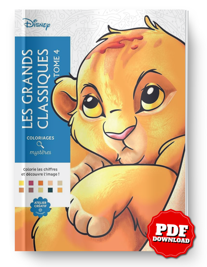 Disney Mystery Coloring Book – The Great Classics Volume 4 | Printable PDF Download