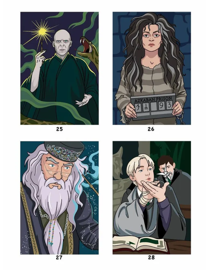 Harry Potter Mystery Color By Number Book | Printable PDF | Color by Number | Instant Digital Download