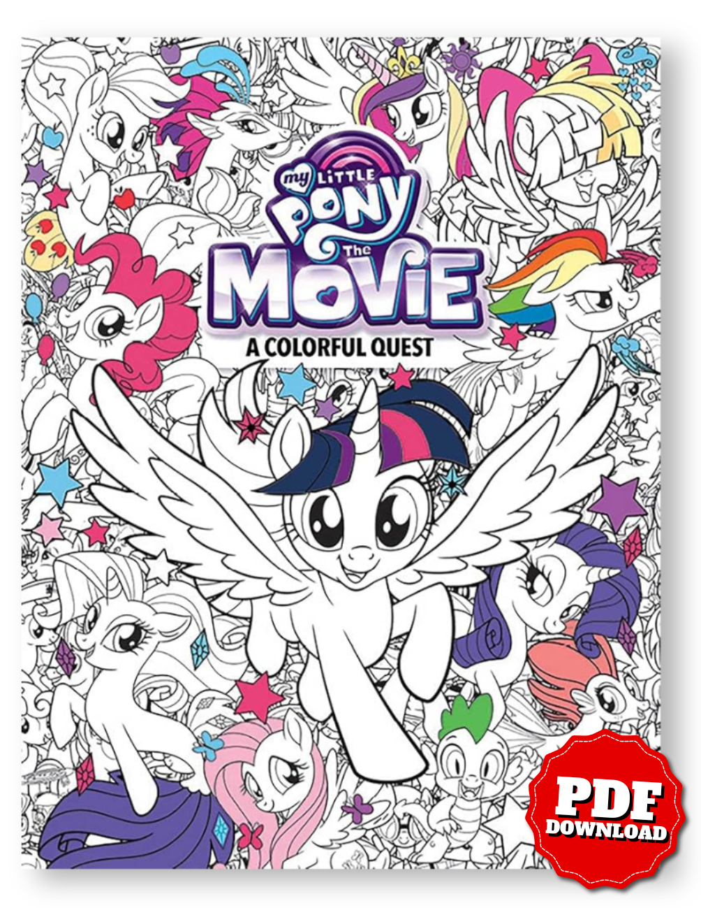 My Little Pony Coloring Book | 55 Printable Pages for Kids