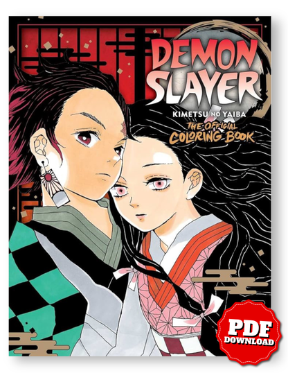 Demon Slayer Coloring Book | 38 Printable Pages for Anime Fans