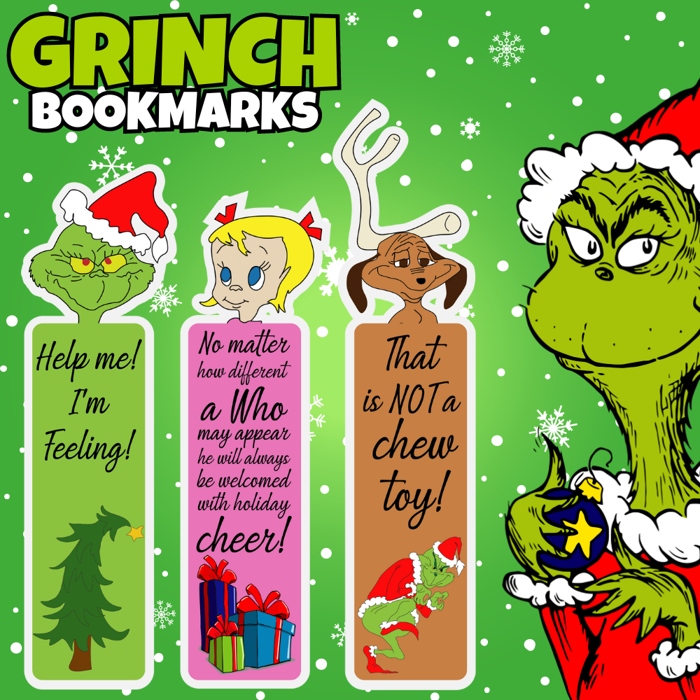 The Grinch Christmas Bundle | Worksheets, Coloring Pages & Bookmarks | Printable Holiday Activity Pack (30% OFF)