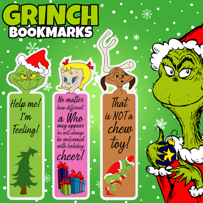 The Grinch Christmas Bundle | Worksheets, Coloring Pages & Bookmarks | Printable Holiday Activity Pack (30% OFF)