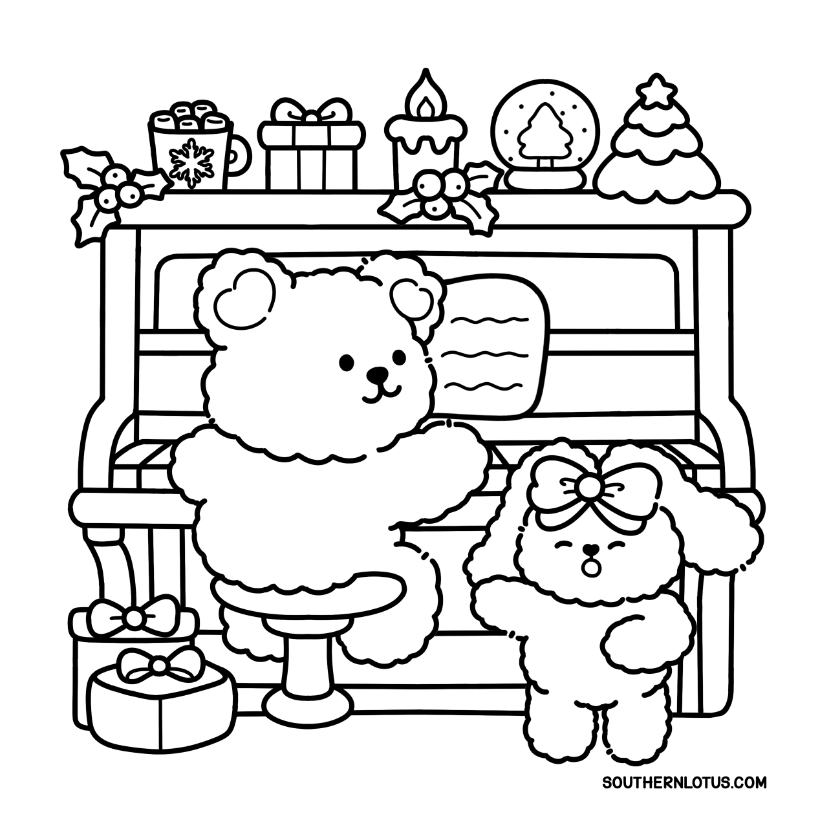 Xmas Times Coloring Book | Cute & Easy Holiday Fun for Kids