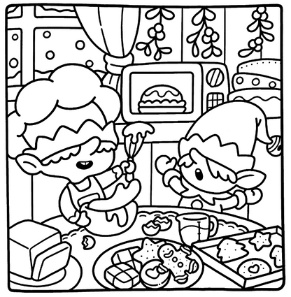Cozy Christmas Coloring Book | Cute & Comfy Holiday Pages